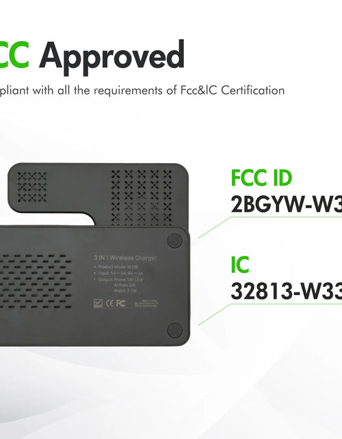 Load image into Gallery viewer, Charging Station,Wirelss Charger,Magnetic Charging Station Compatible with Iphone 17 16 15 14 13 12 11 Pro Max XS Xr,For Iwatch Series 9 8 7 6 5 4 3 2 Se,For Airpods 3 2 Pro,Black,No Adapter
