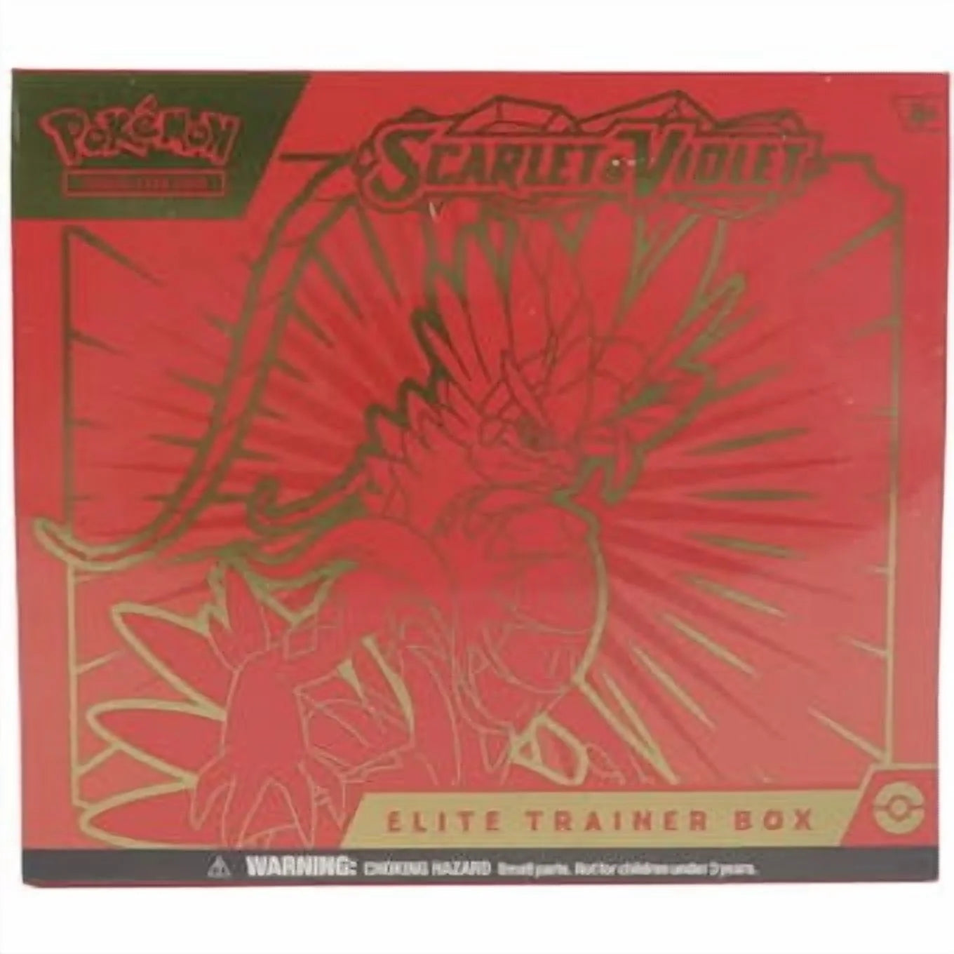 Trading Card Game: Scarlet & Violet Elite Trainer Box - Easy to Play (Red or Purple)