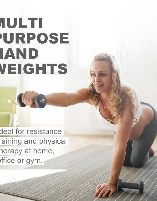 Load image into Gallery viewer, Fitness, 2Lb Neoprene Dumbbell, Pair - Black
