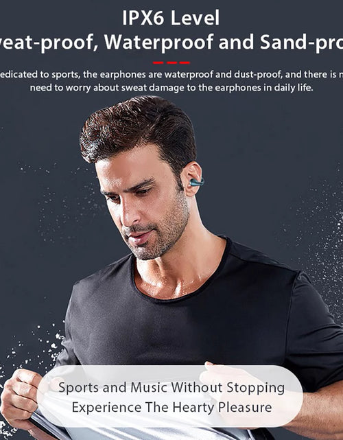 Load image into Gallery viewer, Open Ear Bluetooth Headphones Wireless Clip-On Earbuds for Iphone Android,Bluetooth 5.3 Sport Earbud for Running,Sports,Workouts,Business
