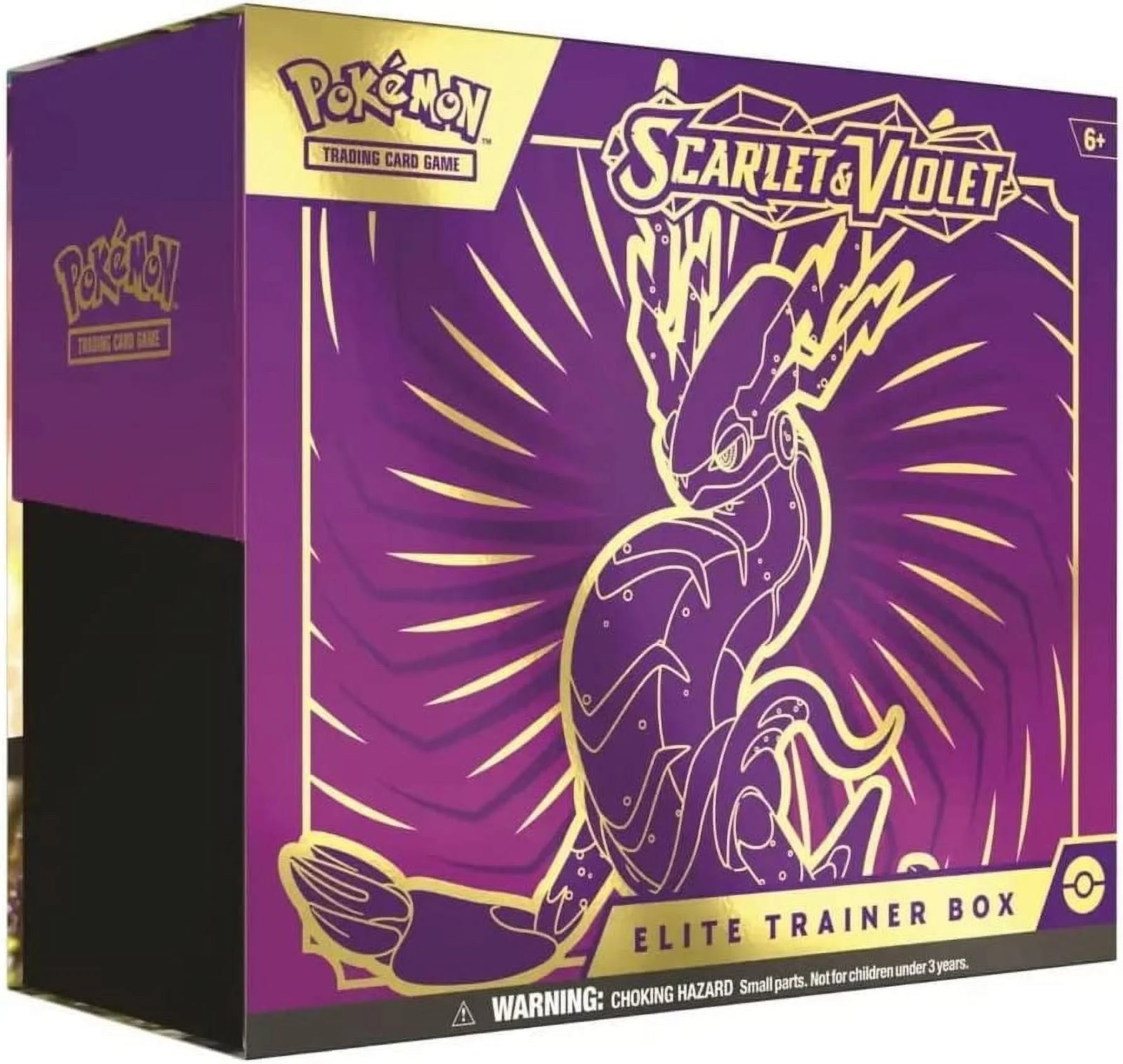 Trading Card Game: Scarlet & Violet Elite Trainer Box - Easy to Play (Red or Purple)