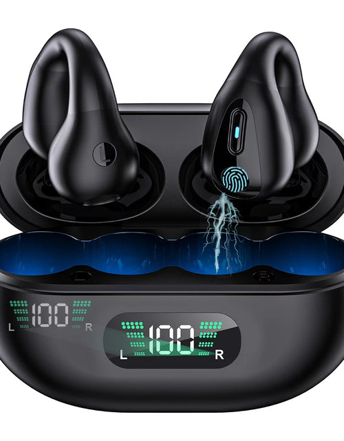 Load image into Gallery viewer, Open Ear Bluetooth Headphones Wireless Clip-On Earbuds for Iphone Android,Bluetooth 5.3 Sport Earbud for Running,Sports,Workouts,Business
