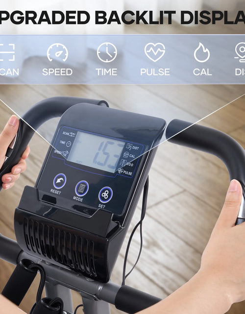 Load image into Gallery viewer, 3In1 Folding Exercise Bike Magnetic Upright Bike with Pulse Sensor Indoor Cycling Stationary Exercise Bike Perfect for Home Use
