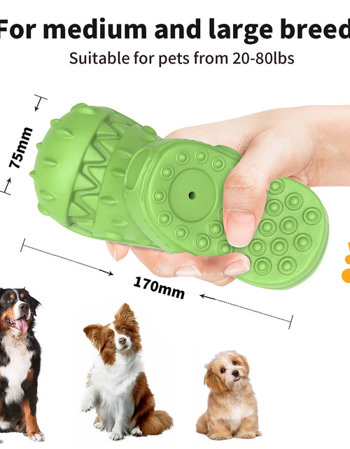 Load image into Gallery viewer, Squeaky Dog Toys Dog Chew Toy for Aggressive Chewer, Teeth Cleaning Shoe Shape Squeaky Dog Toys
