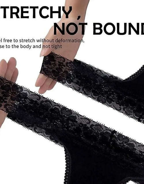Load image into Gallery viewer, Sexy Lace Thongs for Women Thong Underwear Women Lace T-Back Panties Women Underwear Cotton Thongs Cheeky,10 Pack
