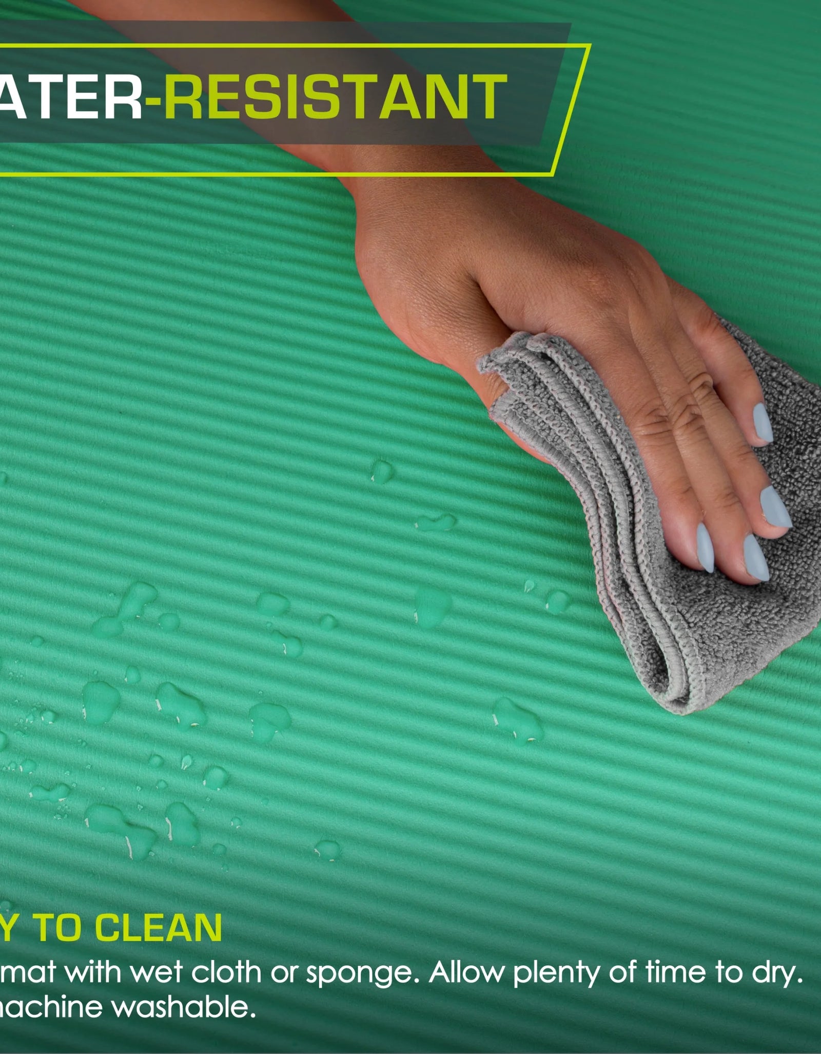 Extra Thick Yoga and Pilates Mat 1/2-Inch or 1-Inch Thick for Fitness