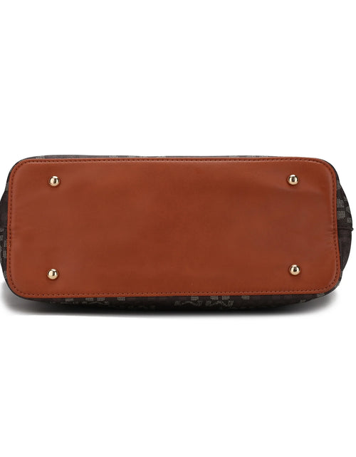 Load image into Gallery viewer, Marimar Women'S Tote Bag with Pouch and Wristlet, Signature 4 Piece Set by Mia K - Red
