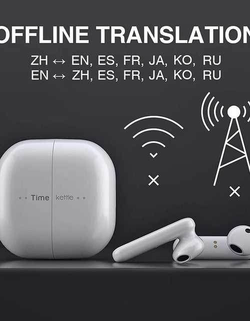 Load image into Gallery viewer, Originl  M2 Simultaneous Translator Headset Business Interpretation Earphone Travel Gift Language Translation Earbuds
