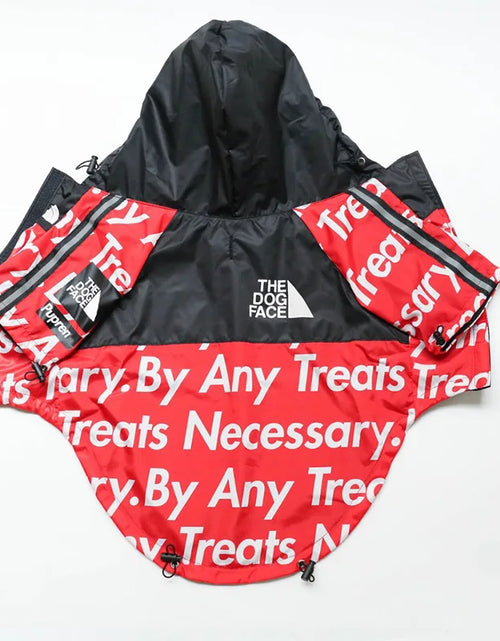 Load image into Gallery viewer, Dog Face Dog Clothes Raincoat for Small Big Dogs Wind Coat Windbreaker French Bulldog Hoodie for Dogs Clothes Jacket Chihuahua
