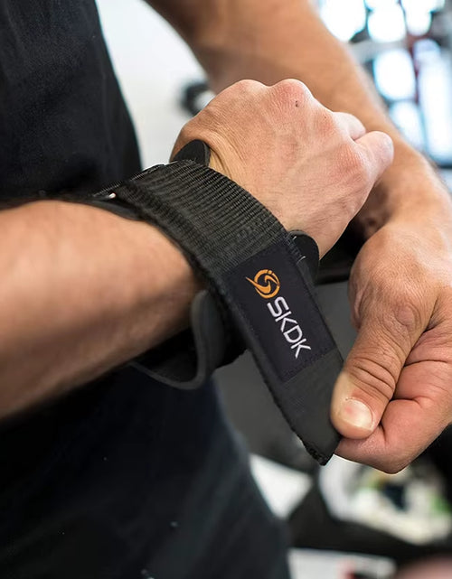 Load image into Gallery viewer, SKDK Weight Lifting Grip Pads Crossfit Bodybuilding Palm Protector Squat Gym Gloves Gym Equipment Fitness Sports Training PVC
