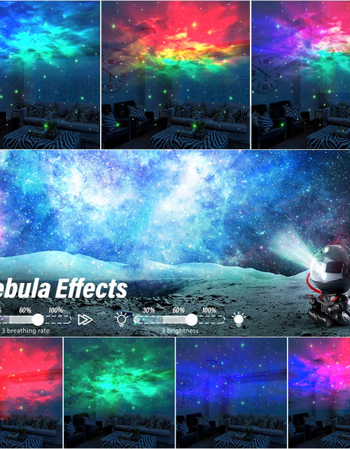 Load image into Gallery viewer, Astronaut Galaxy Projector, 8 Nebula Effects Galaxy Star Projector with Smare Remote Control, 360° Rotation Night Light for Valentines Day Gift/Birthday Gifts for Family, Friends
