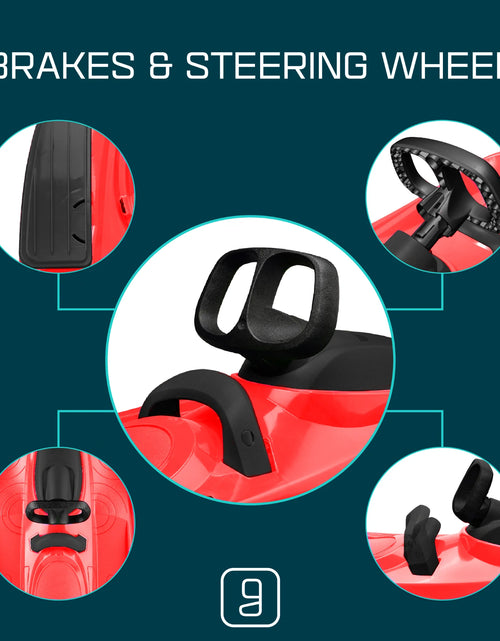 Load image into Gallery viewer, Stratos Bobsled for Kids, Steerable Snow Sled , Ages 3+ , Red
