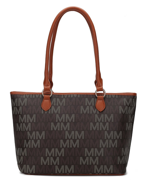 Load image into Gallery viewer, Marimar Women'S Tote Bag with Pouch and Wristlet, Signature 4 Piece Set by Mia K - Red
