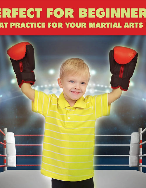 Load image into Gallery viewer, Kids Freestanding Speed Bag, 15", 2.2 Lb, Red &amp; Black
