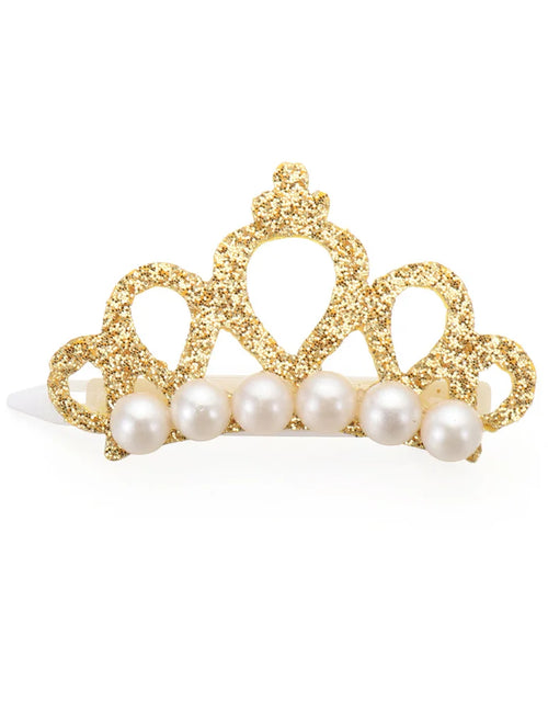 Load image into Gallery viewer, Pet Small Dogs Cat Faux Pearl Crown Shape Bows Hair Clips Head Decoration for Pets Puppy Hairpins Decor Grooming Accessoires
