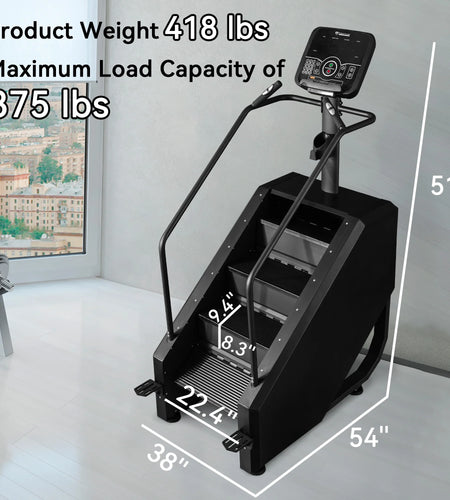 Stair Climber Commercial Grade Stair Stepper Machine for Cardio and Lower Body Workouts