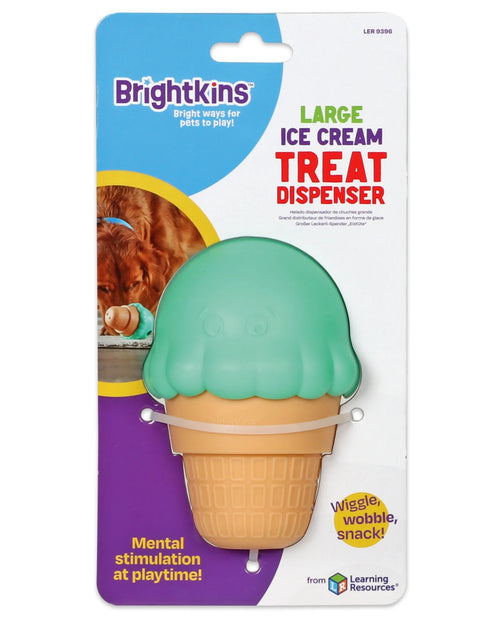 Load image into Gallery viewer, Ice Cream Dog Toy Treat Dispenser, Playful Food Puzzle for Interactive Puppy Training &amp; Birthdays
