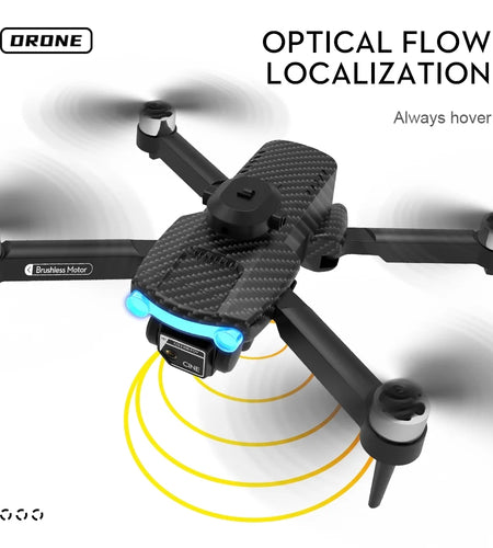 Drone with 4K HD Dual Camera for Kids Adults, Wifi FPV RC Quadcopter with One Key Start, Headless Mode, Foldable Mini Drone Toys Gifts for Kids Beginners