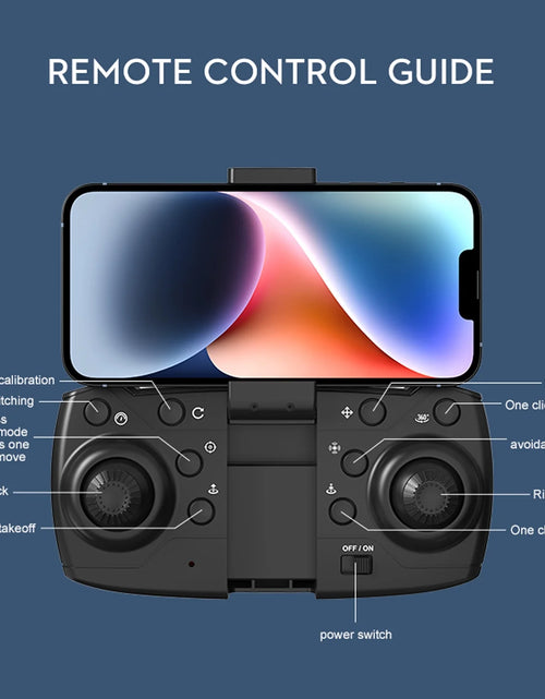 Load image into Gallery viewer, Drone with 4K HD Dual Camera for Kids Adults, Wifi FPV RC Quadcopter with One Key Start, Headless Mode, Foldable Mini Drone Toys Gifts for Kids Beginners
