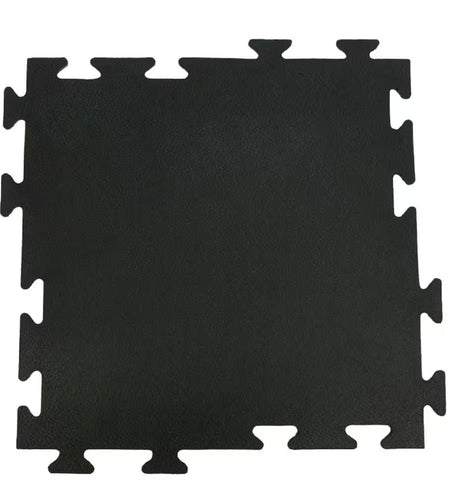 Armor-Lock (Fitness) 3/8 In. X 20 In. X 20 In. Black Interlocking Rubber Tiles (16-Pack, 44 Sq. Ft.)