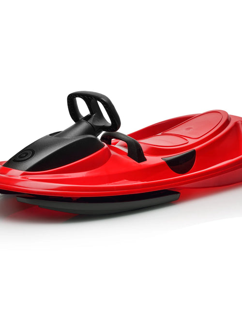 Load image into Gallery viewer, Stratos Bobsled for Kids, Steerable Snow Sled , Ages 3+ , Red
