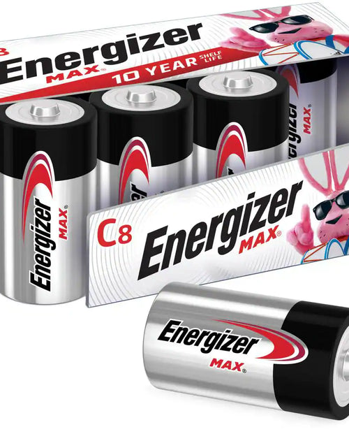 Load image into Gallery viewer, MAX C Batteries (8-Pack), C Cell Alkaline Batteries
