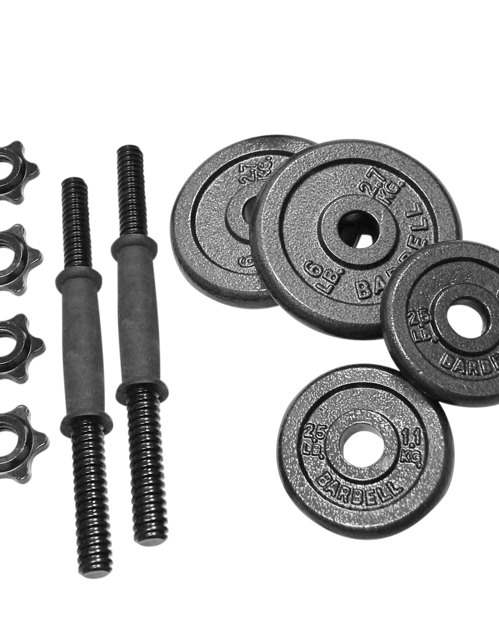 40Lb Adjustable Cast Iron Dumbbell Set