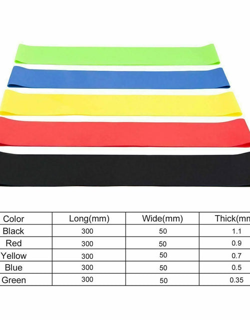 Load image into Gallery viewer, Yoga Booty Band Eco-Friendly Yoga Resistance Bands 5-Piece

