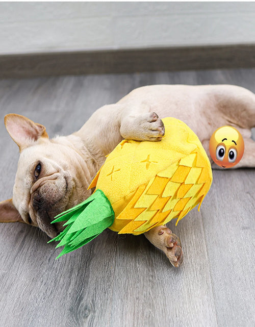 Load image into Gallery viewer, Dog Squeaky Toy, Interactive Dog Toy, Dog Puzzle Toy for Smelling Feeding Training, Dog Plush Toy for Small Medium and Large Dogs
