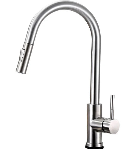 Brushed Kitchen Faucet  Smart Touch Kitchen Faucets Pull Out Kitchen Mixer Tap 304 Stainless Steel Sensor Kitchen Faucets