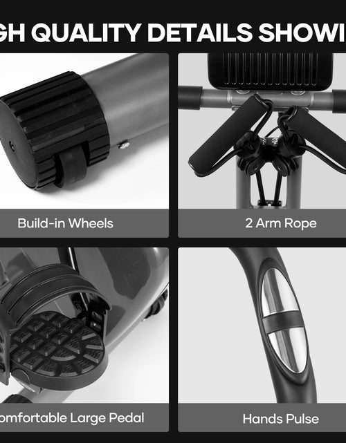 Load image into Gallery viewer, 3In1 Folding Exercise Bike Magnetic Upright Bike with Pulse Sensor Indoor Cycling Stationary Exercise Bike Perfect for Home Use
