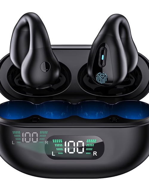 Load image into Gallery viewer, Open Ear Bluetooth Headphones Wireless Clip-On Earbuds for Iphone Android,Bluetooth 5.3 Sport Earbud for Running,Sports,Workouts,Business
