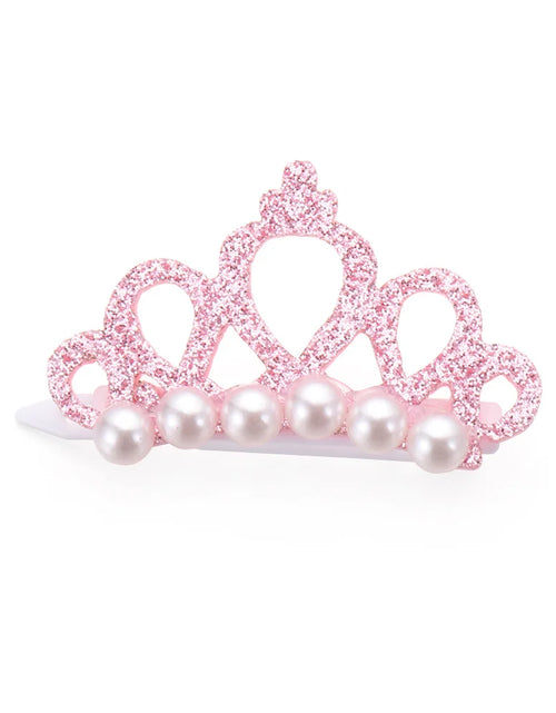 Load image into Gallery viewer, Pet Small Dogs Cat Faux Pearl Crown Shape Bows Hair Clips Head Decoration for Pets Puppy Hairpins Decor Grooming Accessoires
