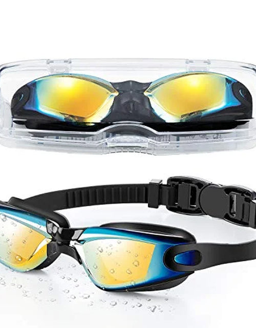 Load image into Gallery viewer, Kids Swim Goggles anti Fog Swimming Goggles Clear No Leaking for Child, Black
