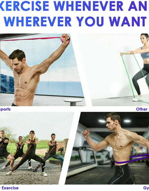 Load image into Gallery viewer, Resistance Bands for Exercise, Heavy Duty for Gym Exercise Pull up Yoga Fitness, Red
