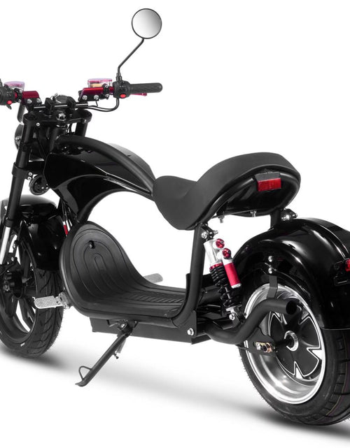 Load image into Gallery viewer, Raven 60V 30Ah 2500W Lithium Electric Cafe Motorcycle Black
