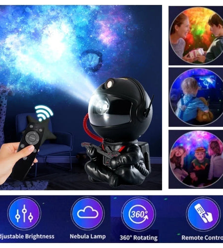 Astronaut Galaxy Projector, 8 Nebula Effects Galaxy Star Projector with Smare Remote Control, 360° Rotation Night Light for Valentines Day Gift/Birthday Gifts for Family, Friends