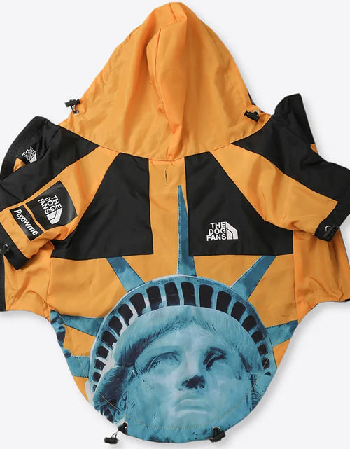 Load image into Gallery viewer, Dog Face Dog Clothes Raincoat for Small Big Dogs Wind Coat Windbreaker French Bulldog Hoodie for Dogs Clothes Jacket Chihuahua
