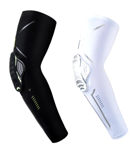 1Pc Sports Arm Guard Crashproof Compression Sleeves Elbow Protective Pad UV Protection Hand Cover for Running Fishing Cycling