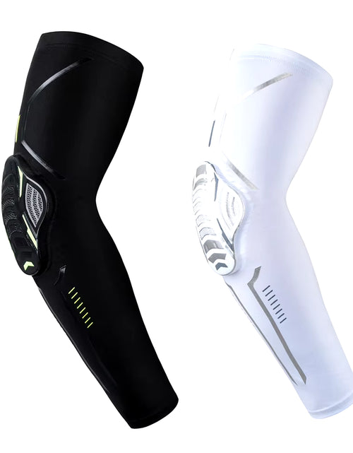 Load image into Gallery viewer, 1Pc Sports Arm Guard Crashproof Compression Sleeves Elbow Protective Pad UV Protection Hand Cover for Running Fishing Cycling
