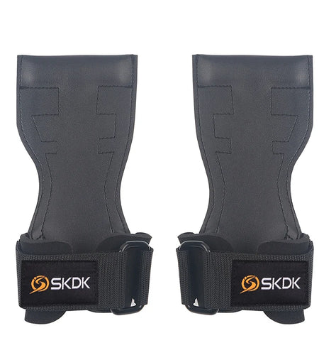 SKDK Weight Lifting Grip Pads Crossfit Bodybuilding Palm Protector Squat Gym Gloves Gym Equipment Fitness Sports Training PVC
