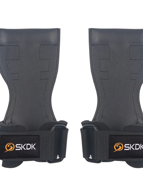 Load image into Gallery viewer, SKDK Weight Lifting Grip Pads Crossfit Bodybuilding Palm Protector Squat Gym Gloves Gym Equipment Fitness Sports Training PVC
