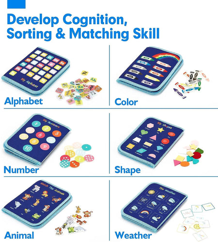 Montessori Toys for Toddler Boys, Busy Board Toy for Toddlers 1-3, Learning Educational Toys for 1 2 3 Year Old Boys Girls