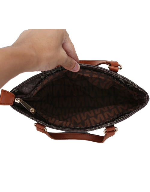 Load image into Gallery viewer, Marimar Women'S Tote Bag with Pouch and Wristlet, Signature 4 Piece Set by Mia K - Red
