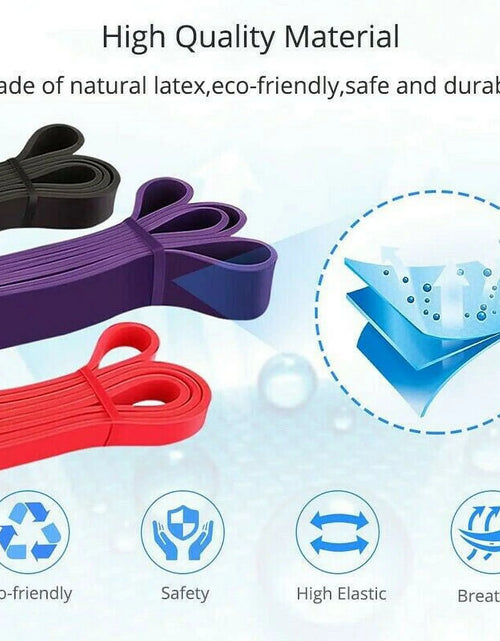 Load image into Gallery viewer, Resistance Bands for Exercise, Heavy Duty for Gym Exercise Pull up Yoga Fitness, Red
