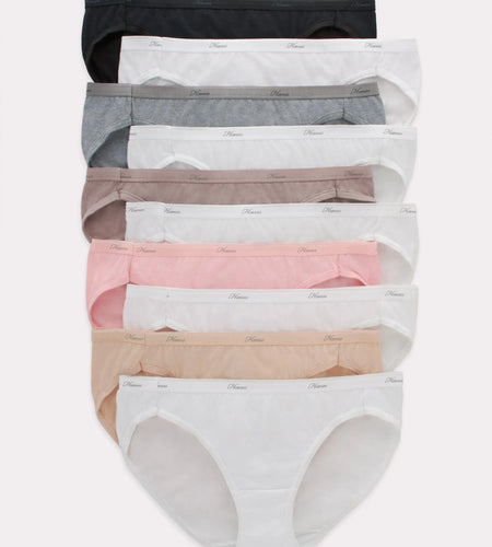 Women'S Cotton Bikini Underwear, Cool Comfort, 10-Pack Assorted 8