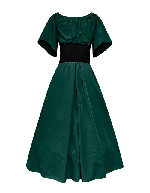 Load image into Gallery viewer, Womens Renaissance Faire Dresses Medieval Irish Traditional plus Size Dresses Ruffle over Dress Corset Retro Cosplay Gown
