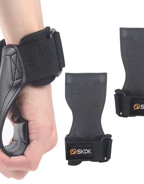 Load image into Gallery viewer, SKDK Weight Lifting Grip Pads Crossfit Bodybuilding Palm Protector Squat Gym Gloves Gym Equipment Fitness Sports Training PVC
