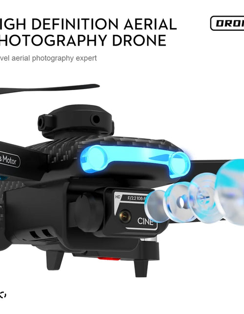 Load image into Gallery viewer, Drone with 4K HD Dual Camera for Kids Adults, Wifi FPV RC Quadcopter with One Key Start, Headless Mode, Foldable Mini Drone Toys Gifts for Kids Beginners
