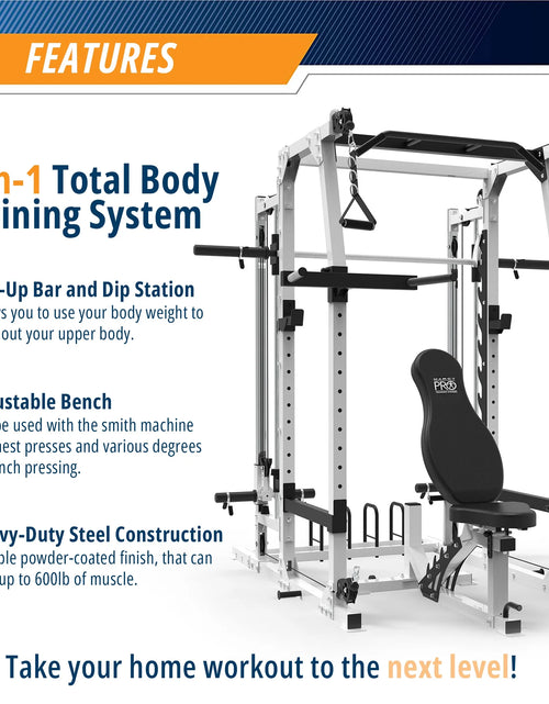 Load image into Gallery viewer, SM-7362 Pro Smith Machine Home Gym System for Full Body Training
